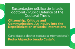 Sustentación pública de tesis doctoral 