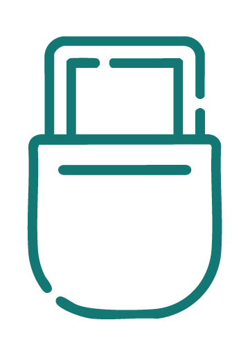 Icono bolsillo con billete