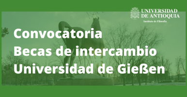 Convocatoria Becas de intercambio Universidad de Gießen.