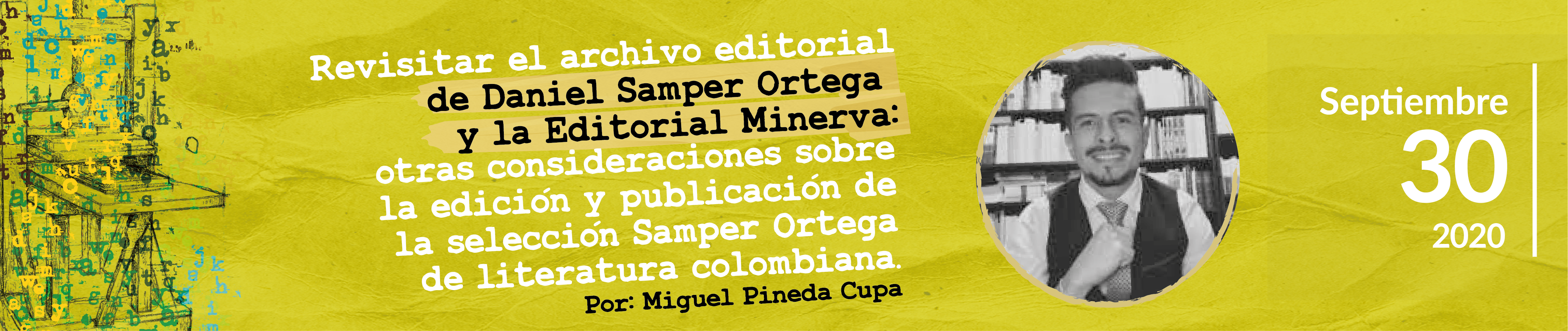 Cátedra Tomás Carrasquilla Miguel Ángel