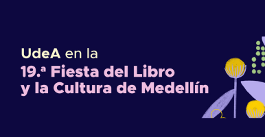 Botón de la UdeA en la Fiesta del Libro