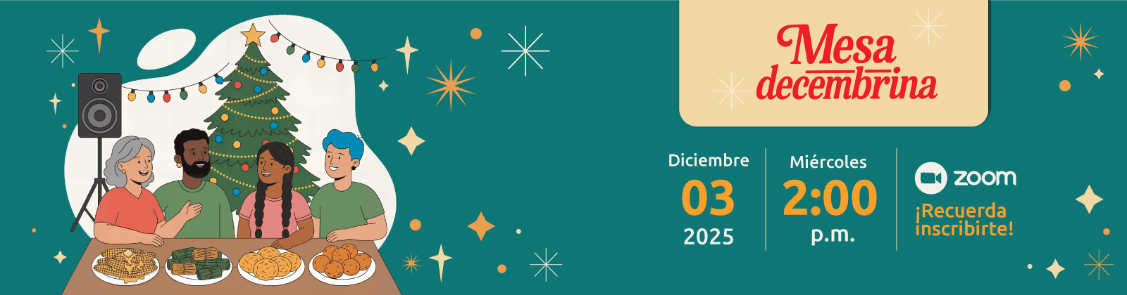 Taller Mesa decembrina con Ude@