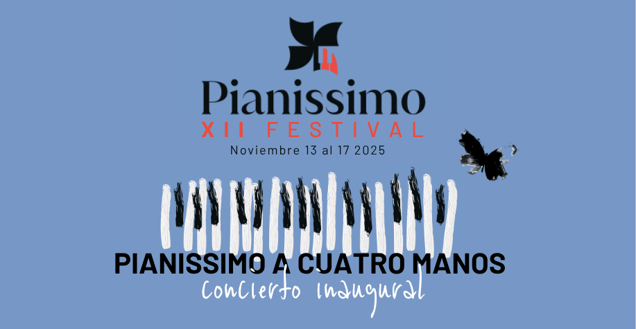 Pianissimo a cuatro manos, concierto inaugural
