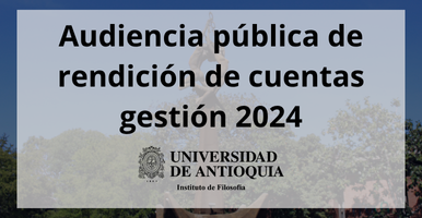 Audiencia pública de rendición de cunetas gestión 2024