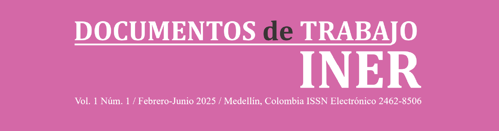Documentos de trabajo INER