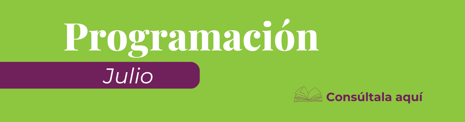 Programación de julio