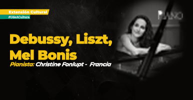 Debussy, Liszt, Mel Bonis por la pianista francesa Christine Fonlupt