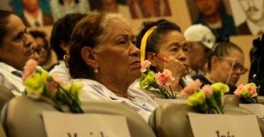 Women recount the conflict and confront oblivion with a unique perspective