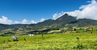 Vista panorámica del Cerro La Vieja, en el Páramo de Sonsón (Antioquia)