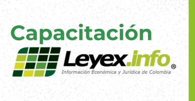 imagen con el texto: Capacitación leyex.info