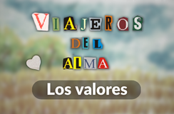 imagen con la frase "Viajeros del alma" la feria de las flores