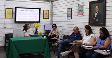 Foto del salón de semilleros en una jornada de investigación