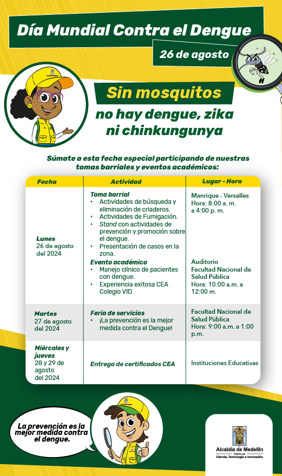 Programación Encuentro académico Manejo clínico de pacientes con dengue