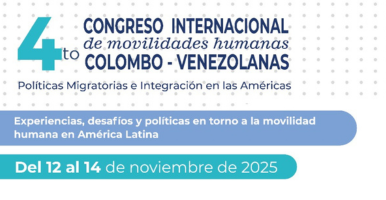 Botón del 4to Congreso Internacional de Movilidades Humanas Colombo-venezolanas