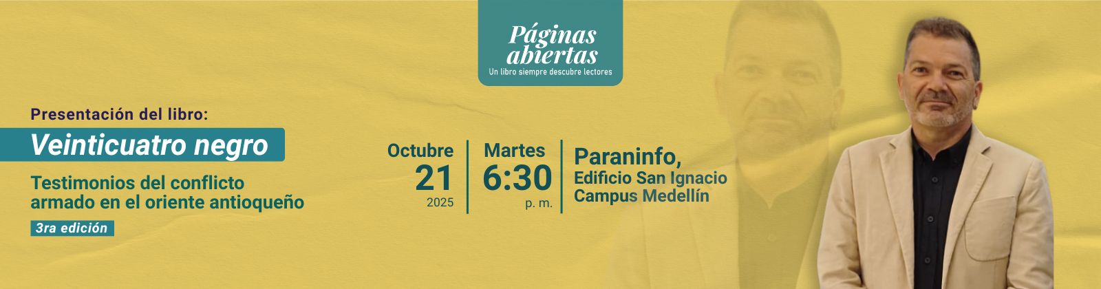 Páginas Abiertas. 24 Negro: testimonios del conflicto armado en el oriente antioqueño