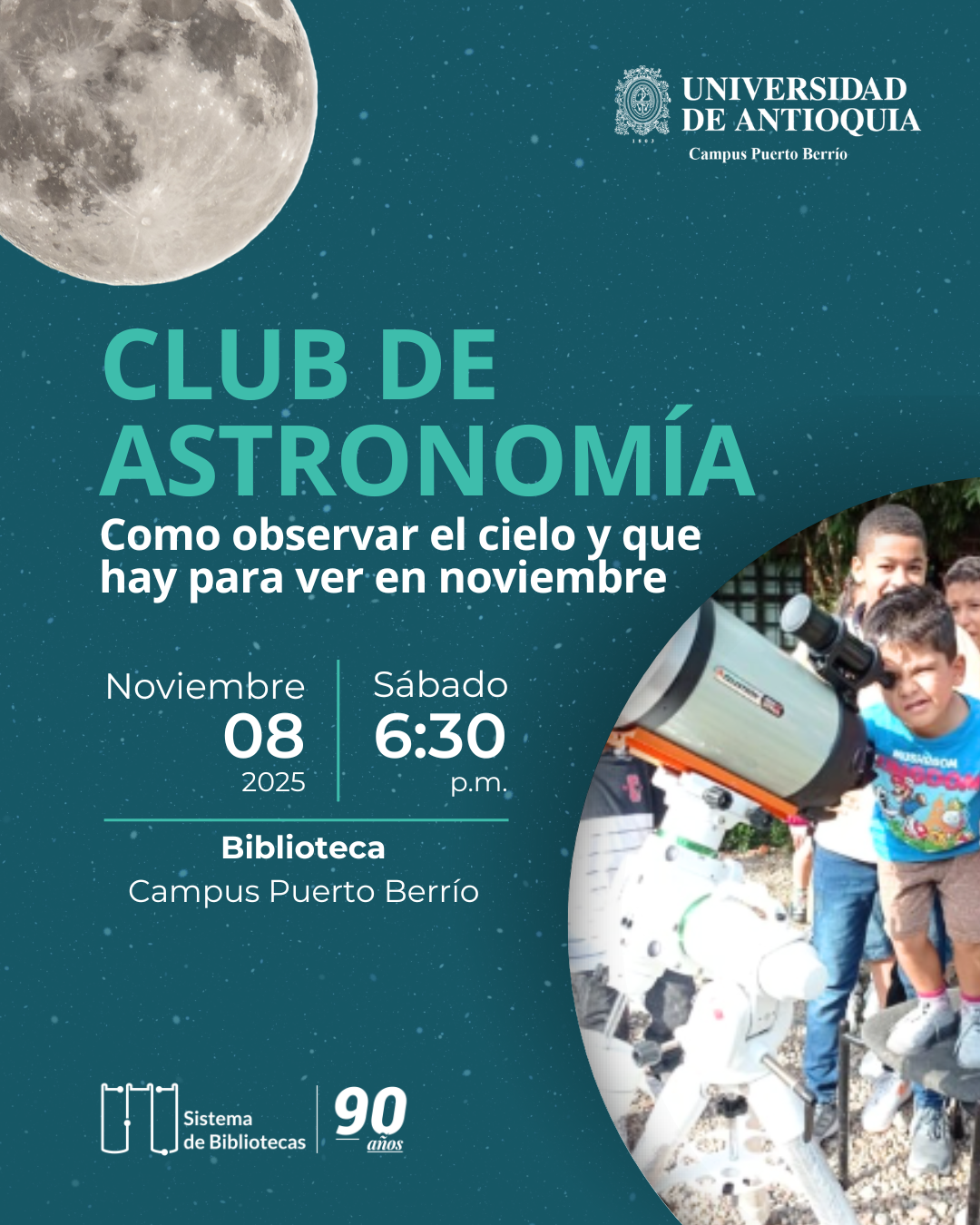 Imagen con título Club de astronomía Imagen con título Club de astronomía