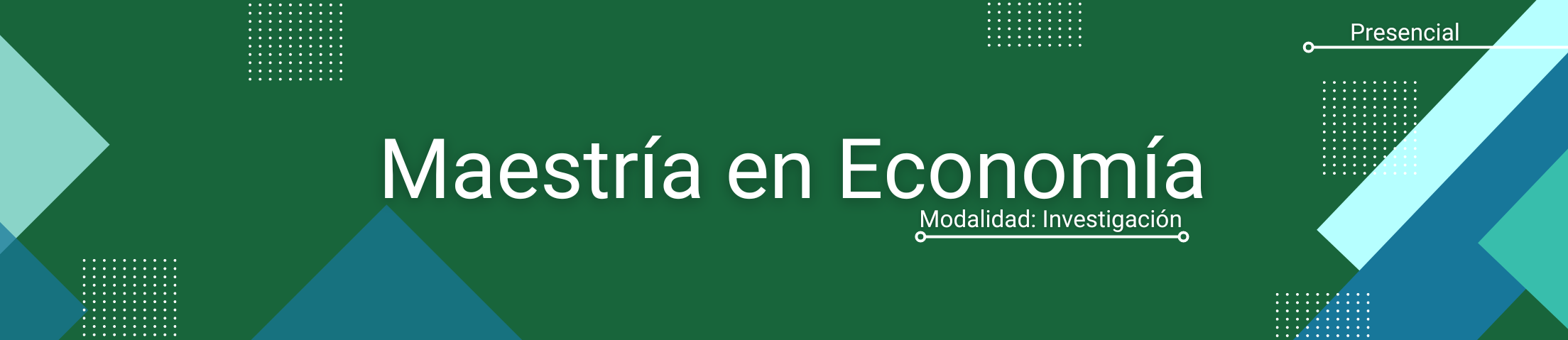 maestria en economia