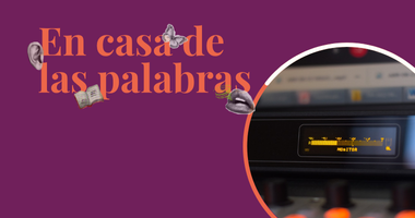 Imagen con consola y texto de "En caca de las palabras"