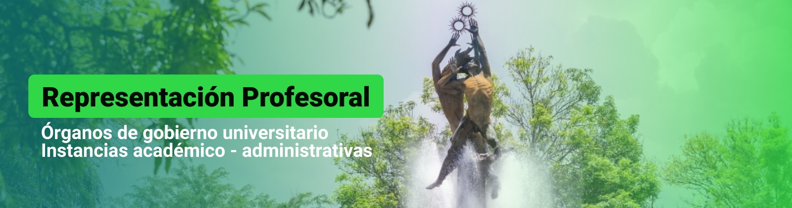 Banner de las representaciones profesorales