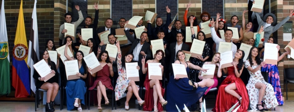 Acto de graduación en el campus El Carmen de Viboral