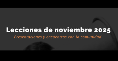 Lecciones de noviembre 2025