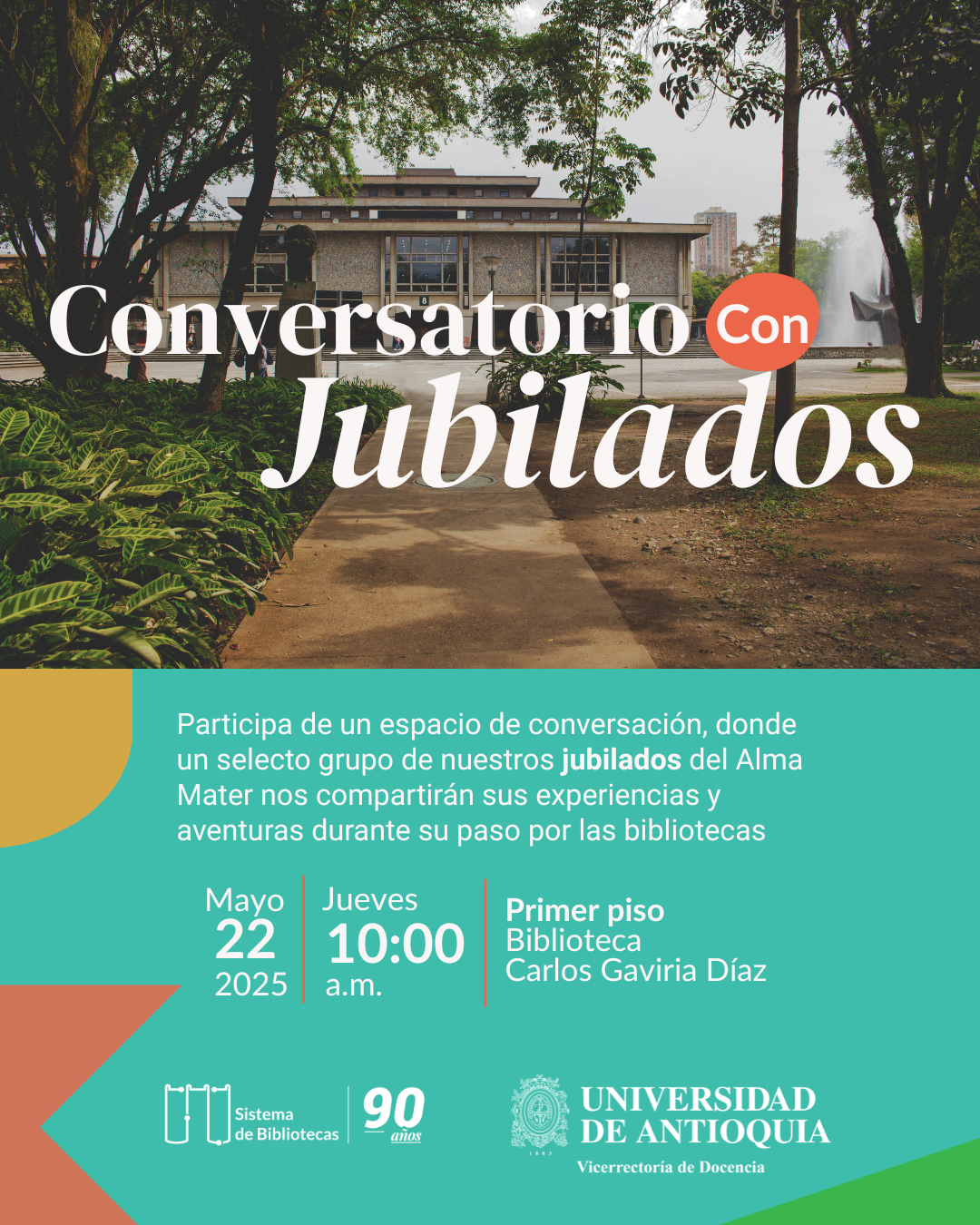 Imagen con título Conversatorio con jubilados