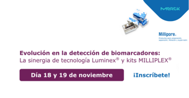 texto "hablemos de ciencia" fondo azul 