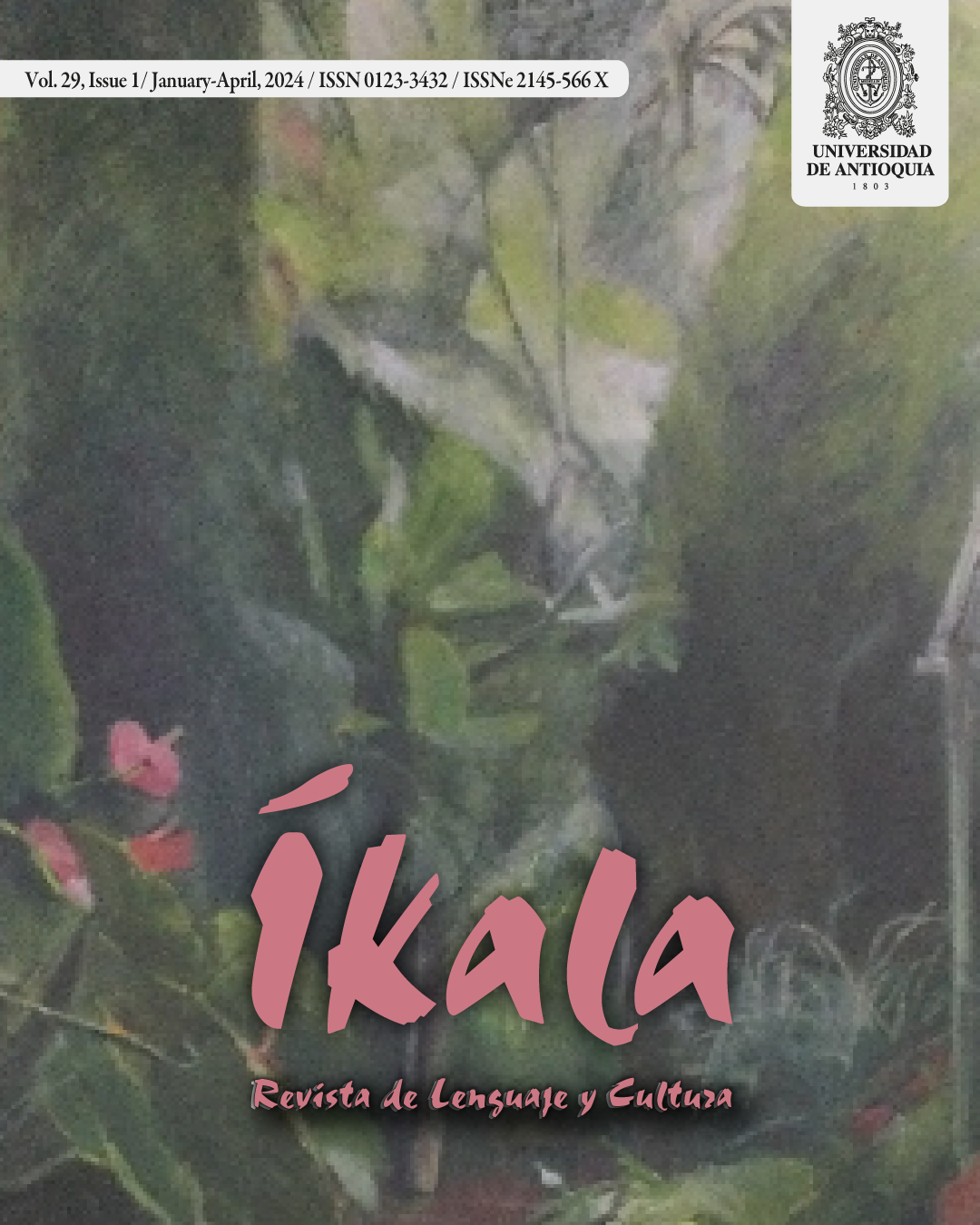 Portada de la publicación del volumen 29 de 2024 de la Revista Íkala.