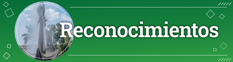 Imagen de color verde con el texto: Reconocimiento
