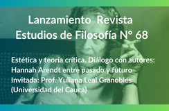 Invitación lanzamiento revista Estudios de Filosofía
