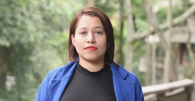 Foto de la profesora Melissa Saldarriaga