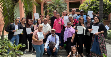 Foto de la jornada del Centro de Mediación y Asocomunal 10 