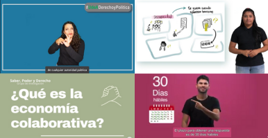 Collage con las publicaciones del grupo de investigación en redes sociales