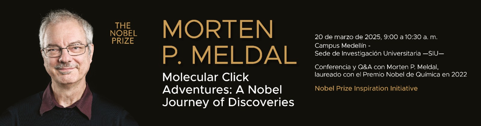 itexto Morten P Medal y foto del nobel