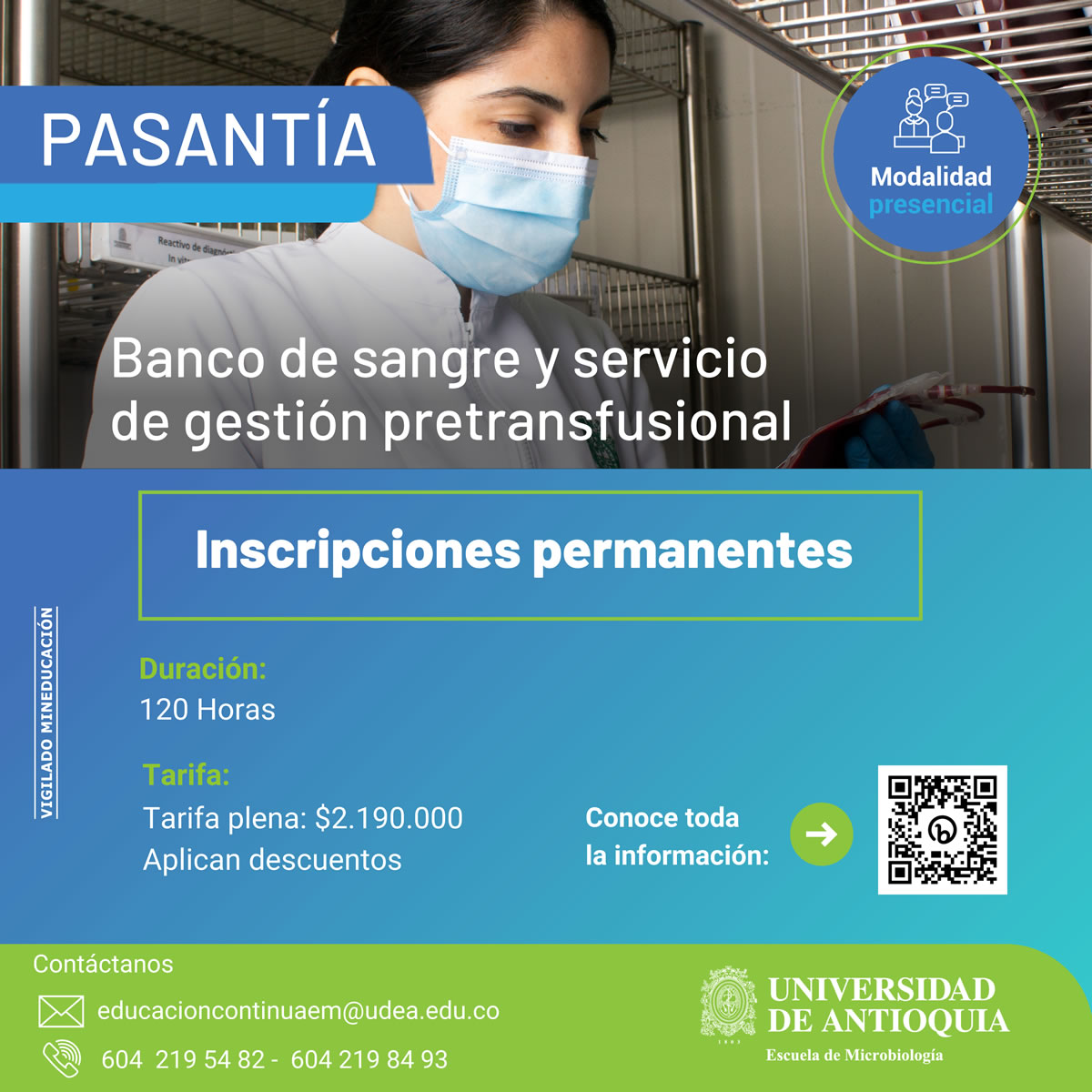 imagen pasantía en banco de sangre