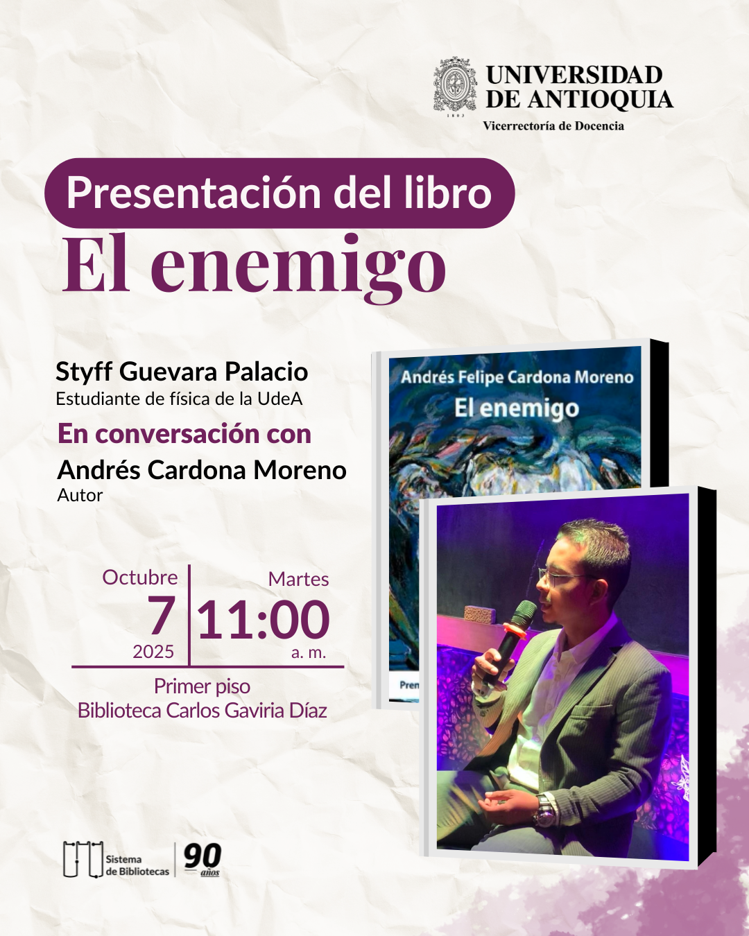 Presentación del libro: El enemigo
