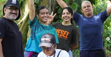 Foto del encuentro en Carepa con INPEC