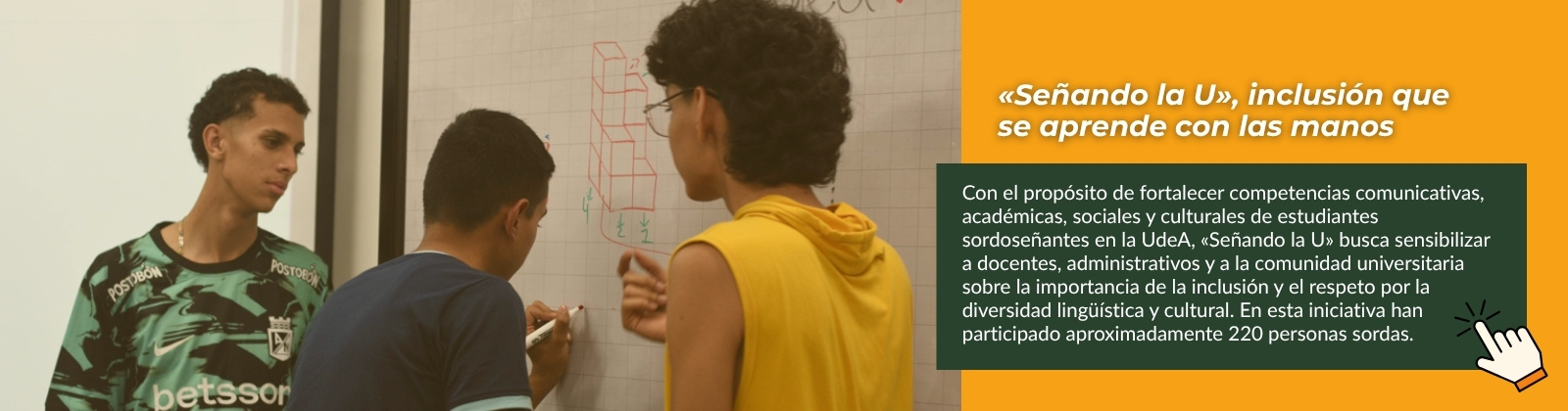 «Señando la U», inclusión que se aprende con las manos