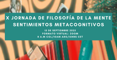 X Jornada de Filosofía de la mente