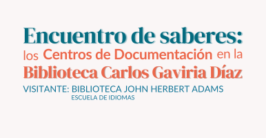 Imagen con el texto: conversatorio. Memoria y solidaridad con las víctimas del conflicto armado colombiano 