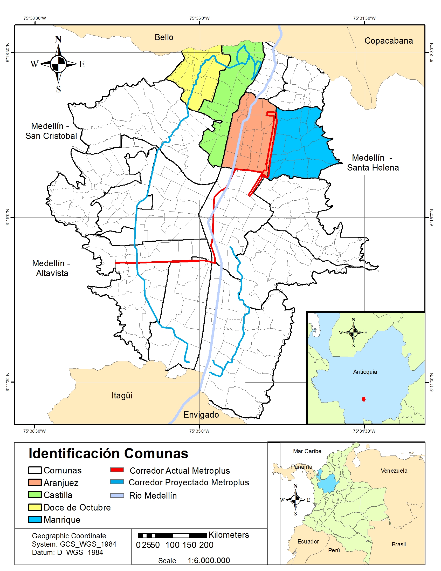 Identificación Comunas