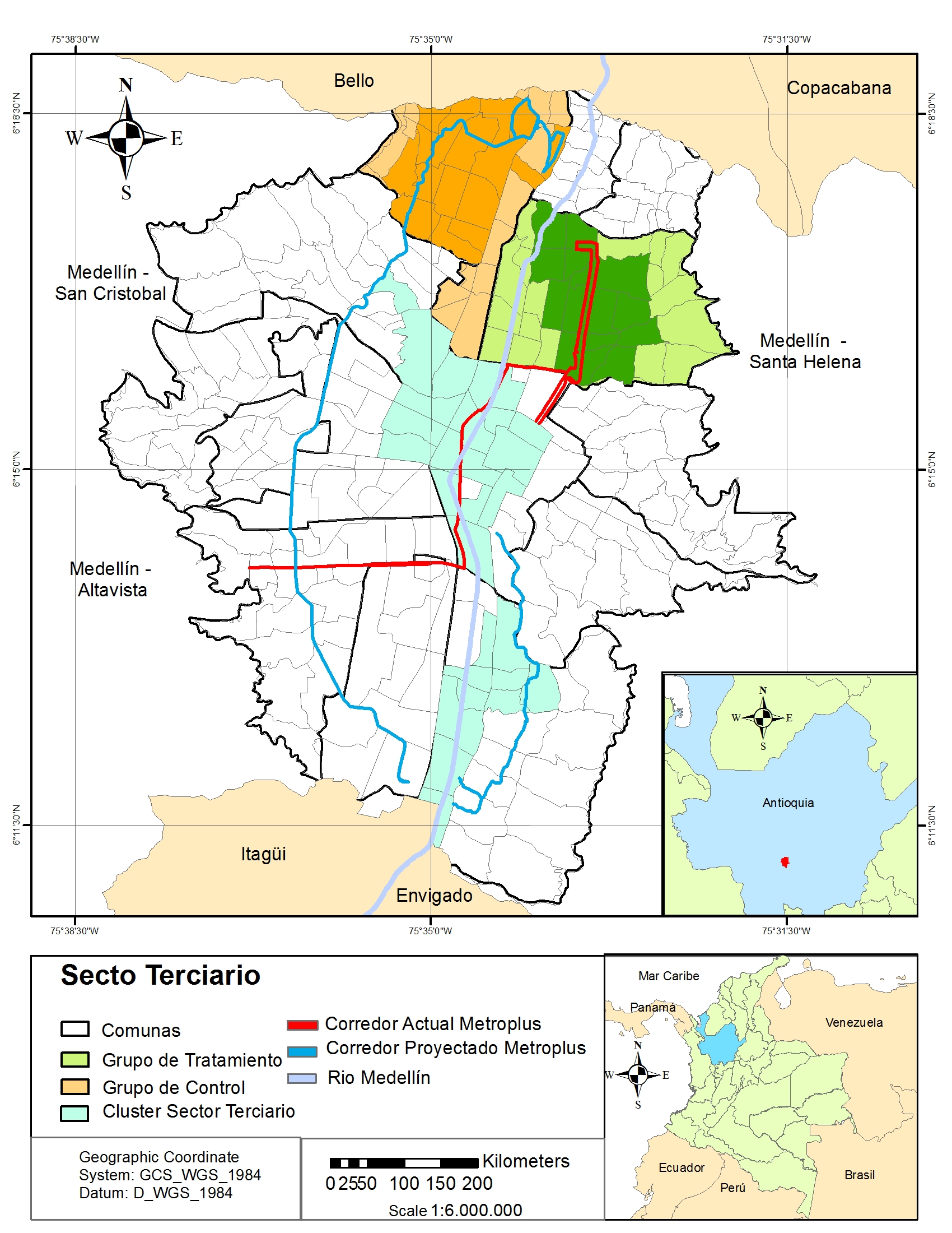 Identificación sector terciario