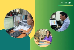 Esta es una imagen de dos jóvenes diversos mirando hacia la ciudad, soñando con un lugar más incluyento y equitativo