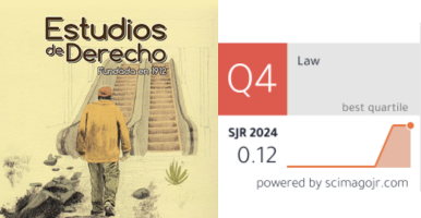 Portada de una de la edición 165 de la Revistas Estudios de Derecho
