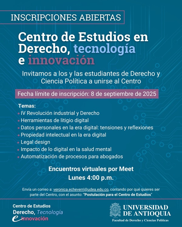 Afiche sel semillero del centro de estudios