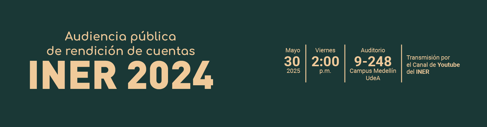 Audiencia pública INER 2024