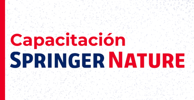 imagen con el texto: Capacitación Springer Nature