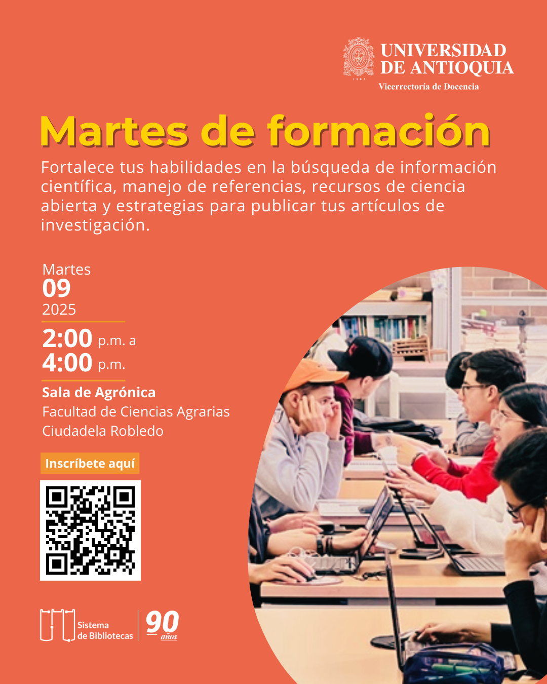 Imagen con título Martes de formación