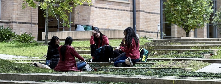 Estudiantes en el campus El Carmen de Viboral