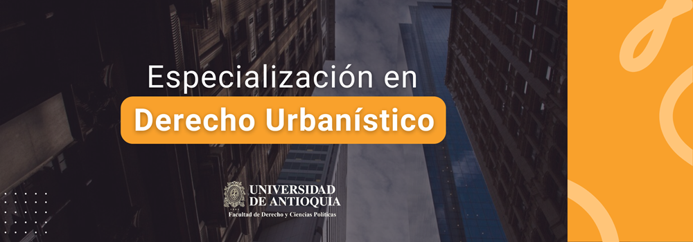 Banner de la especialización en Derecho Urbanístico